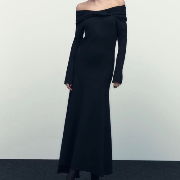 Zara Limited Edition Off the Shoulder Dress - Picture 2 of 6